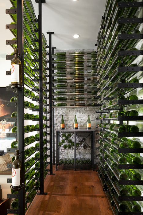 Evolution Double Sided Wine Wall Post Kit 10 2C Floor-to-Ceiling Wine Rack (72-144 Bottles)