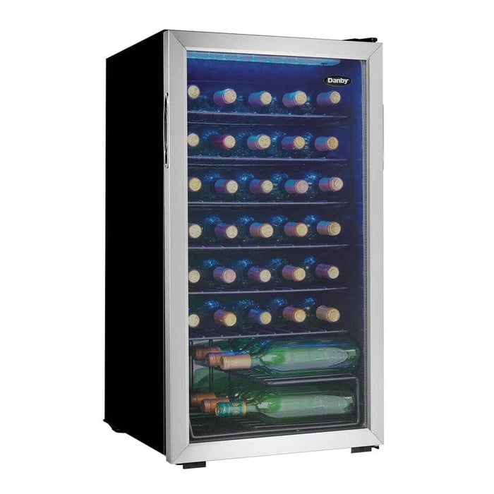 Danby 36 Bottle Stainless Steel Free-Standing Wine Cooler