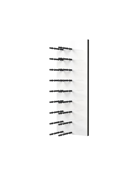 Fusion Wine Wall HZ White Panel - 3FT Label-Out Wall Mounted Wine Rack (9-27 Bottles)