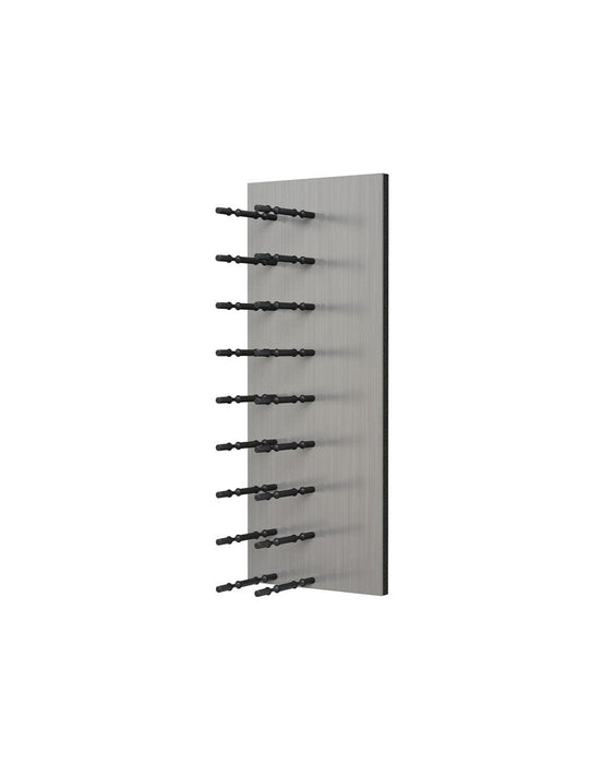 Fusion Wine Wall HZ Aluminum Panel - 3FT Label-Out Wall Mounted Wine Rack (9-27 Bottles)