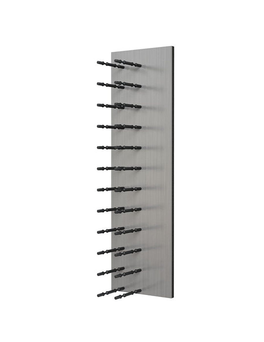 Fusion Wine Wall HZ Aluminum Panel - 4FT Label-Out Wall Mounted Wine Rack (12-36 Bottles)