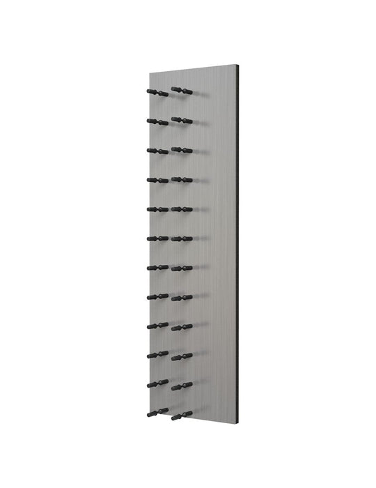 Fusion Wine Wall HZ Aluminum Panel - 4FT Label-Out Wall Mounted Wine Rack (12-36 Bottles)