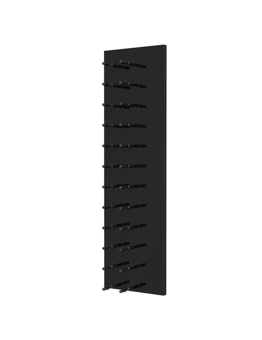 Fusion Wine Wall HZ Black Panel - 4FT Label-Out Wall Mounted Wine Rack (12-36 Bottles)