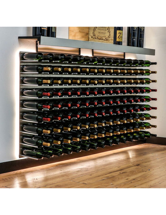 Fusion Wine Wall ST - 4FT Triple Column Cork-Out Wine Rack (36 Bottles)