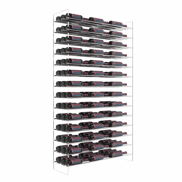 Evolution Freestanding Metal and Acrylic Wine Rack Tower 72 3C (126 - 504 Bottle)