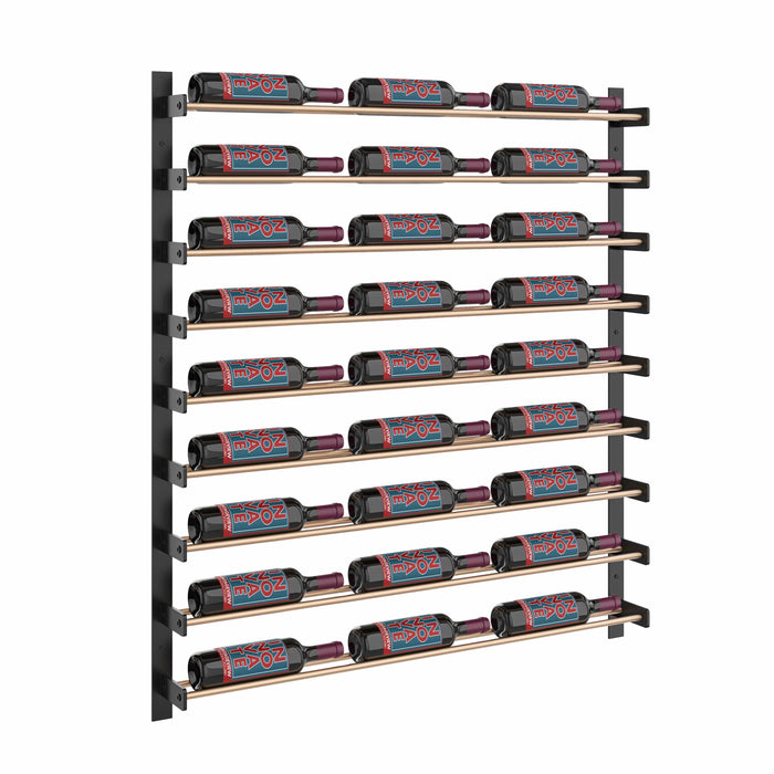 Evolution Wine Wall Mounted Wine Rack 45 3C (54 - 81 Bottles)