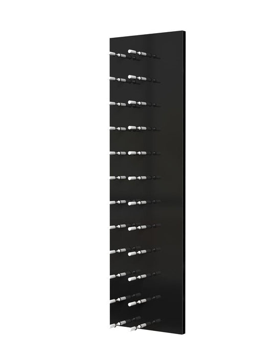 Fusion Wine Wall HZ Black Panel - 4FT Label-Out Wall Mounted Wine Rack (12-36 Bottles)