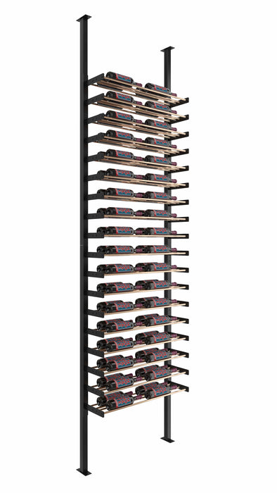 Evolution Single Sided Wine Wall Post Kit 10 2C Floor-to-Ceiling Wine Rack (36-108 Bottles)