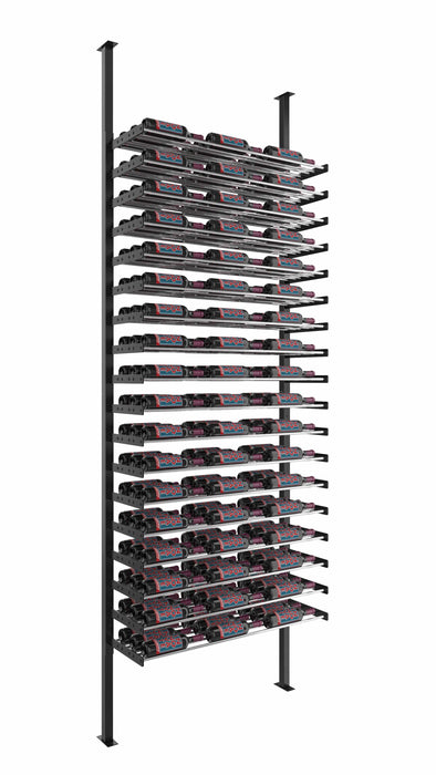 Evolution Single Sided Wine Wall Post Kit 10 3C Floor-to-Ceiling Wine Rack (54-162 Bottles)