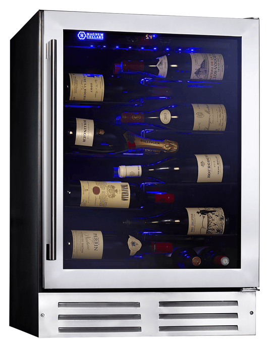 Designer Series 42 Bottle Single Zone Stainless Steel Wine Cooler