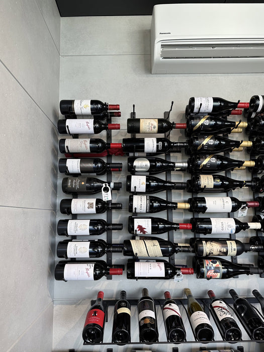 W Series 3ft Wall Mounted Wine Rack (27 bottles - Triple Depth)