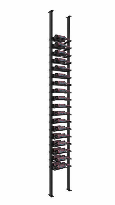 Evolution Low Profile Ultra Slim Floor-to-Ceiling Wine Rack 10 1C (18-54 Bottles)