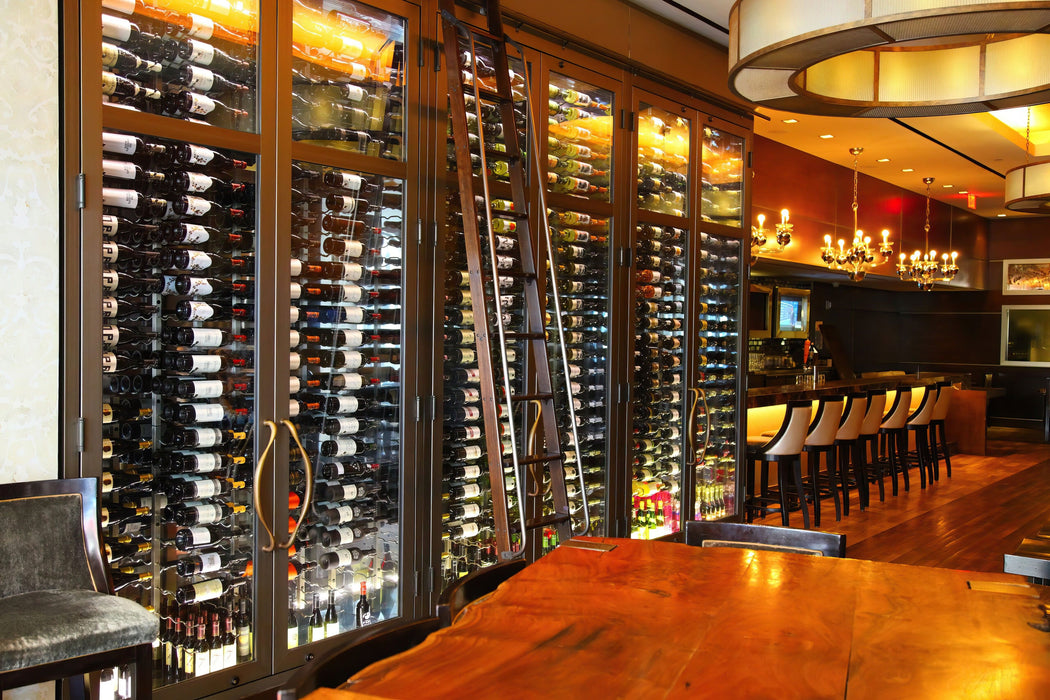 W Series 8ft Wall Mounted Wine Rack (48 bottles - Double Depth)