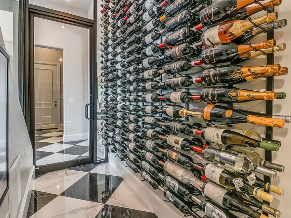 W Series 5ft Wall Mounted Wine Rack (30 bottles - Double Depth)