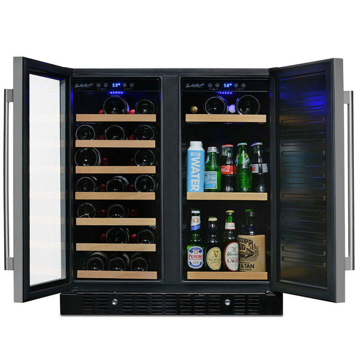 Stainless Steel Door Door Wine and Beverage Cooler (Available 5/2/23)