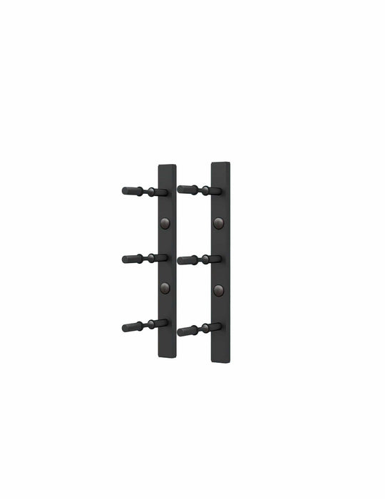 Horizontal HZ Wall Mounted Wine Rails – 1FT Metal Wine Rack (3 To 9 Bottles)