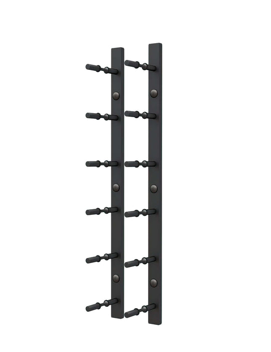 Horizontal HZ Wall Mounted Wine Rails – 1FT Metal Wine Rack (3 To 9 Bottles)