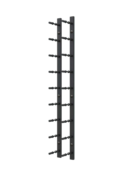 Horizontal HZ Wall Mounted Wine Rails – 3FT Metal Wine Rack (9 To 27 Bottles)