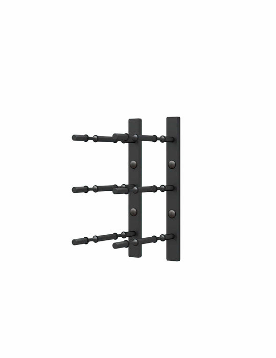 Horizontal HZ Wall Mounted Wine Rails – 1FT Metal Wine Rack (3 To 9 Bottles)