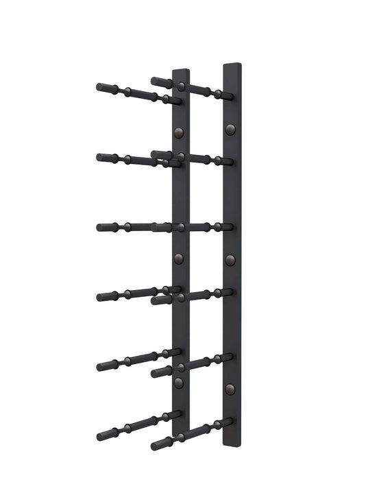 Horizontal HZ Wall Mounted Wine Rails – 1FT Metal Wine Rack (3 To 9 Bottles)