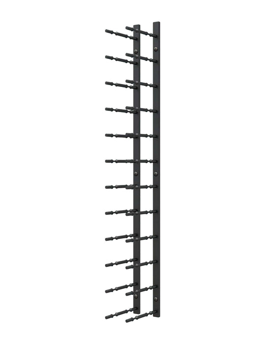 Horizontal HZ Wall Mounted Wine Rails – 4FT Metal Wine Rack (12 To 36 Bottles)