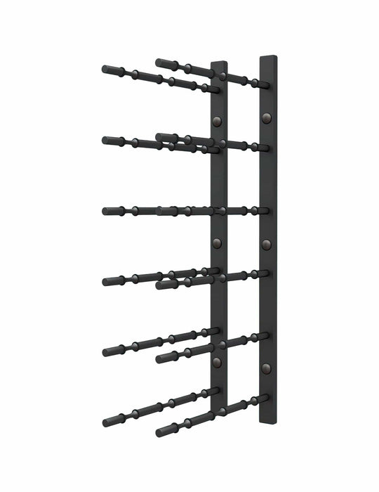 Horizontal HZ Wall Mounted Wine Rails – 1FT Metal Wine Rack (3 To 9 Bottles)