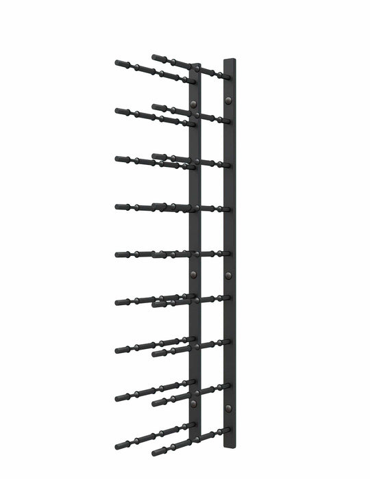 Horizontal HZ Wall Mounted Wine Rails – 3FT Metal Wine Rack (9 To 27 Bottles)