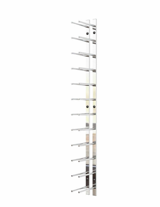 Straight Bottle ST Wall Mounted Wine Rails – 4FT Metal Wine Rack (12 Bottles)