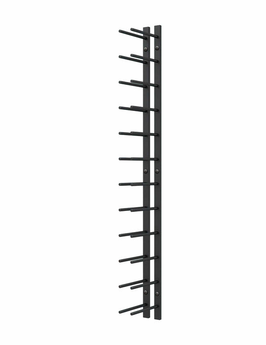 Straight Bottle ST Wall Mounted Wine Rails – 4FT Metal Wine Rack (12 Bottles)