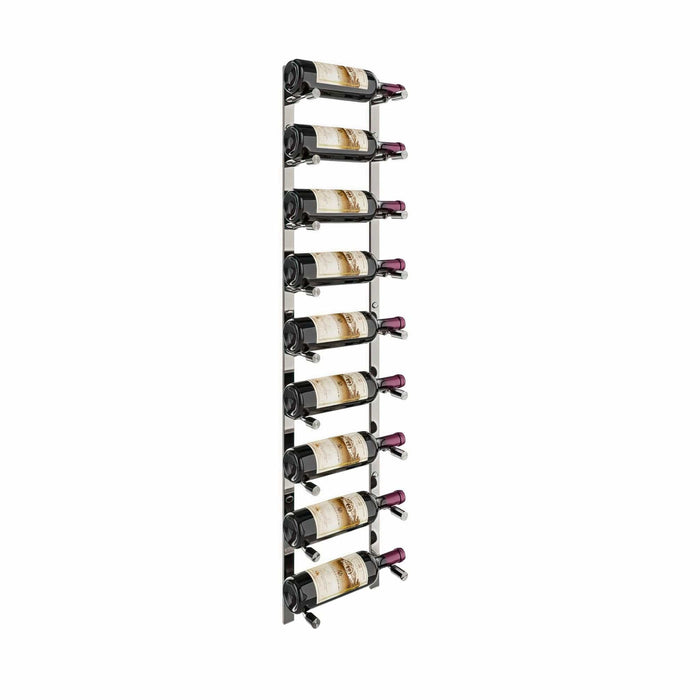 Vino Pins Flex 45° Wall Mounted Wine Rack (9 Bottles - Single Depth)