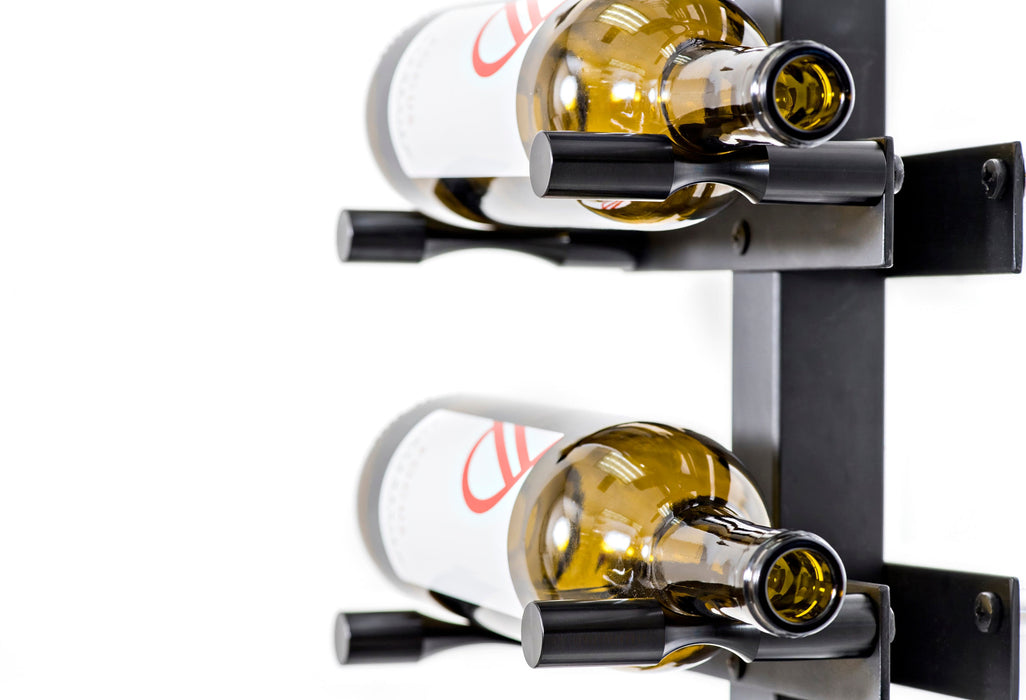 Vino Series Pins Floating Wine Rack Frame Kit, Single Sided Floor-to-Ceiling (20 bottles - Single Depth)