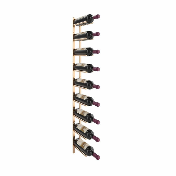 Vino Rails Flex 45° Wall Mounted Wine Rack (9 Bottles)