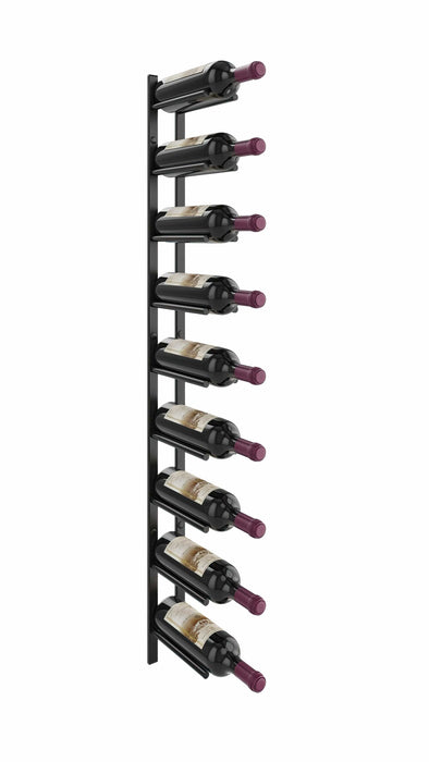 Vino Rails Flex 45° Wall Mounted Wine Rack (9 Bottles)