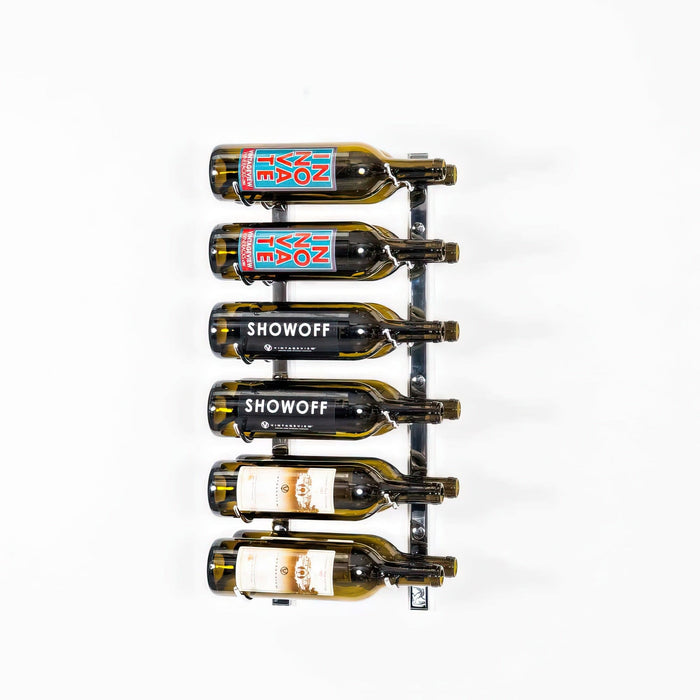 W Series 2ft Wall Mounted Wine Rack (12 bottles - Double Depth)