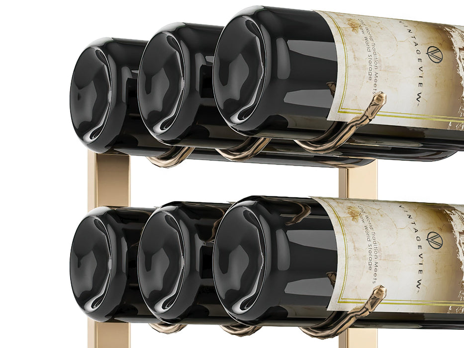 W Series 6ft Wall Mounted Wine Rack (54 bottles - Triple Depth)
