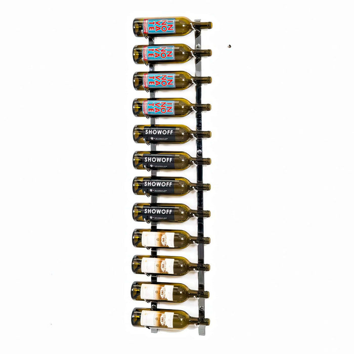 W Series 3ft Wall Mounted Wine Rack (9 bottles - Single Depth)