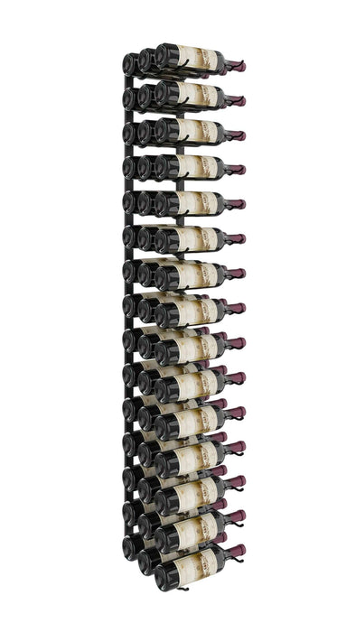 W Series 5ft Wall Mounted Wine Rack (45 bottles - Triple Depth)