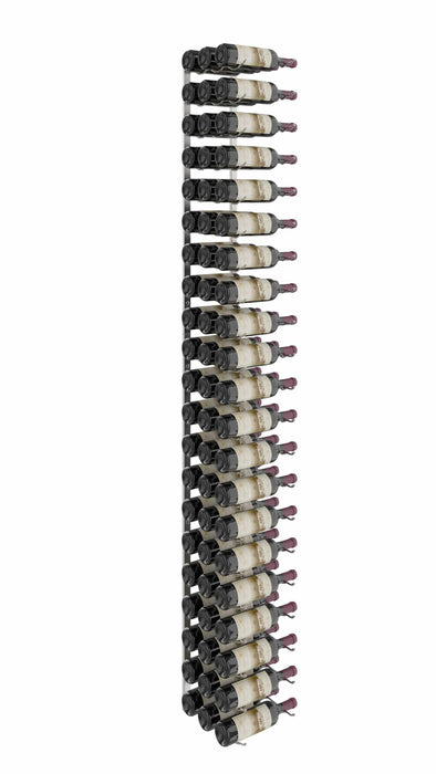 W Series 7ft Wall Mounted Wine Rack (63 bottles - Triple Depth)
