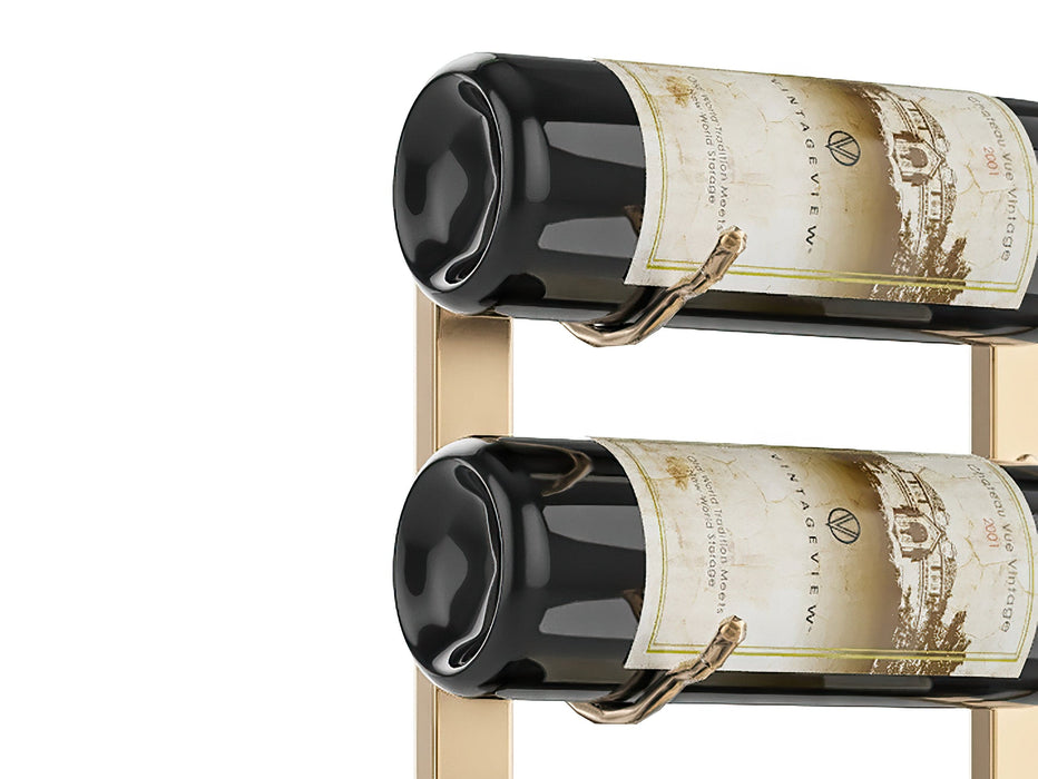 W Series 8ft Wall Mounted Wine Rack (24 bottles - Single Depth)