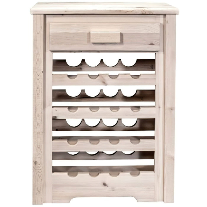 Homestead Luxury Deluxe White Wood Wine Cabinet