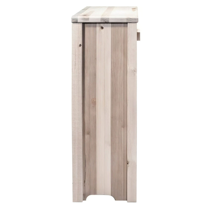 Homestead Luxury Deluxe White Wood Wine Cabinet