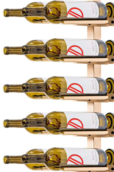 Vino Series Rails Floating Wine Rack Frame Kit, Double Sided Floor-to-Ceiling (40-120 bottles)