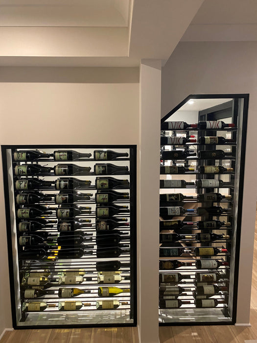 Evolution Low Profile Ultra Slim Floor-to-Ceiling Wine Rack 10 2C (36-108 Bottles)